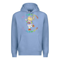 Colony Blue rainbow brite badass   rainbow brite Premium Hoodie - artisFamous