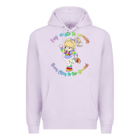 Lilac rainbow brite badass   rainbow brite Premium Hoodie - artisFamous