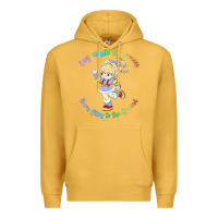 Mustard rainbow brite badass   rainbow brite Premium Hoodie - artisFamous