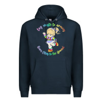 Navy rainbow brite badass   rainbow brite Premium Hoodie - artisFamous
