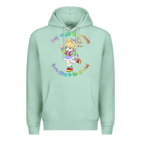 Seafoam rainbow brite badass   rainbow brite Premium Hoodie - artisFamous