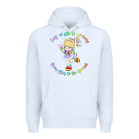 White rainbow brite badass   rainbow brite Premium Hoodie - artisFamous