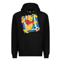 Black winnie the pooh Premium Hoodie - artisFamous