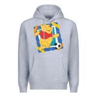 Heather Grey winnie the pooh Premium Hoodie - artisFamous