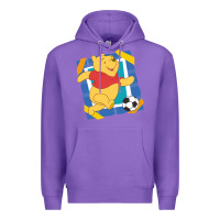 Purple winnie the pooh Premium Hoodie - artisFamous