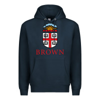 Navy brown university Premium Hoodie - artisFamous