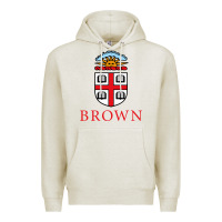 Oatmeal Heather brown university Premium Hoodie - artisFamous