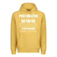 Antique Gold gift for superhero postmaster Premium Hoodie - artisFamous