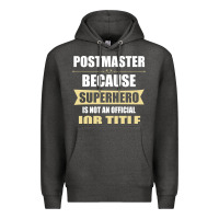 Charcoal Heather gift for superhero postmaster Premium Hoodie - artisFamous
