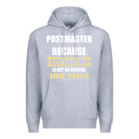 Heather Grey gift for superhero postmaster Premium Hoodie - artisFamous