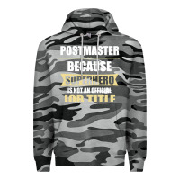Slate Camo gift for superhero postmaster Premium Hoodie - artisFamous