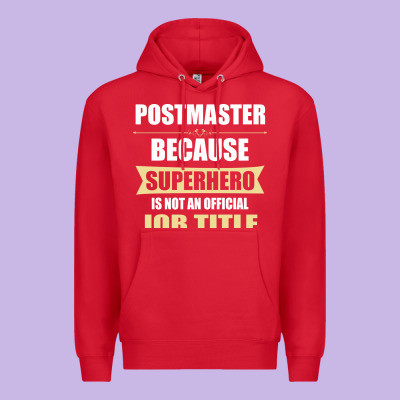 Gift For Superhero Postmaster Premium Hoodie Designed By Artisfamous