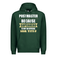 Sports Green gift for superhero postmaster Premium Hoodie - artisFamous