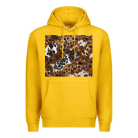 Lemon leopard and cowhides Premium Hoodie - BarkalooDesign