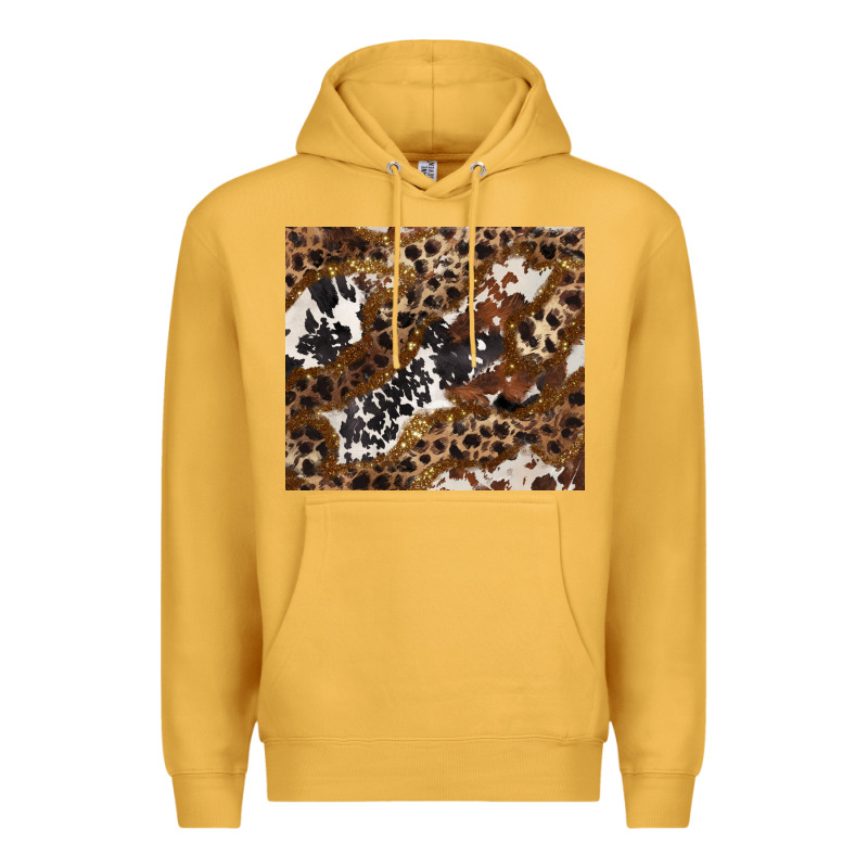Leopard And Cowhides Premium Hoodie by BarkalooDesign | Teevron