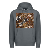Rock leopard and cowhides Premium Hoodie - BarkalooDesign