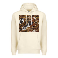 Sandshell leopard and cowhides Premium Hoodie - BarkalooDesign