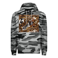 Slate Camo leopard and cowhides Premium Hoodie - BarkalooDesign
