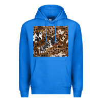 True Royal leopard and cowhides Premium Hoodie - BarkalooDesign