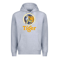 Heather Grey The Tiger Premium Hoodie - artisFamous