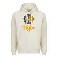 Oatmeal Heather The Tiger Premium Hoodie - artisFamous