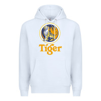 White The Tiger Premium Hoodie - artisFamous