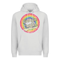 Dove Grey george carlin   retro rainbow faded style Premium Hoodie - artisFamous