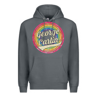 Rock george carlin   retro rainbow faded style Premium Hoodie - artisFamous