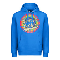 True Royal george carlin   retro rainbow faded style Premium Hoodie - artisFamous