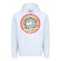 White george carlin   retro rainbow faded style Premium Hoodie - artisFamous