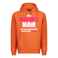 Carrot i'm a mason's  mom just like a normal mom Premium Hoodie - artisFamous