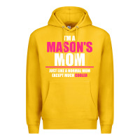 Lemon i'm a mason's  mom just like a normal mom Premium Hoodie - artisFamous