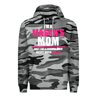 Slate Camo i'm a mason's  mom just like a normal mom Premium Hoodie - artisFamous