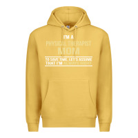 Antique Gold i'm a physical therapist mom, i'm always right Premium Hoodie - artisFamous