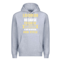 Heather Grey landman because freakin' awesome isn't a job title Premium Hoodie - artisFamous