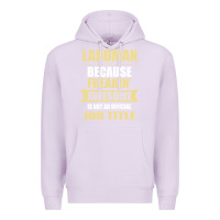 Lilac landman because freakin' awesome isn't a job title Premium Hoodie - artisFamous