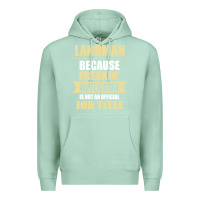 Seafoam landman because freakin' awesome isn't a job title Premium Hoodie - artisFamous