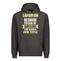 Smoke landman because freakin' awesome isn't a job title Premium Hoodie - artisFamous