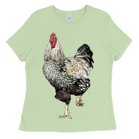 Matcha wyandotte rooster Ladies Tee - LillyAllenDesigns