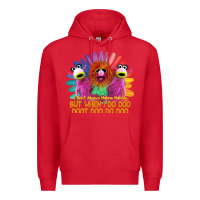 Red i dont always mahnamahna funny Premium Hoodie - artisFamous