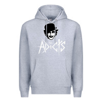 Heather Grey the adicts Premium Hoodie - artisFamous