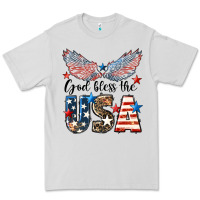 Western God Bless The Usa 4th Of July Premium Tee | Teevron