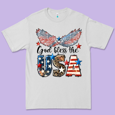 Western God Bless The Usa 4th Of July Premium Tee Designed By Lillyallendesigns