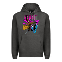 Charcoal Heather gambit Premium Hoodie - artisFamous