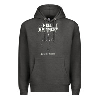 Charcoal Heather hell hammer Premium Hoodie - artisFamous