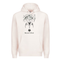 Pale Pink hell hammer Premium Hoodie - artisFamous