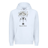 White hell hammer Premium Hoodie - artisFamous