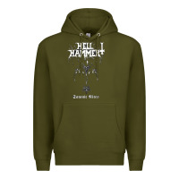 Army Green hell hammer Premium Hoodie - artisFamous