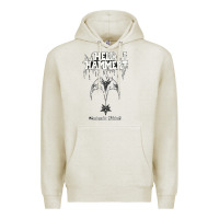 Oatmeal Heather hell hammer Premium Hoodie - artisFamous