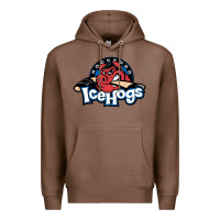 Chestnut The Icehogs, Rockford Premium Hoodie - artisFamous